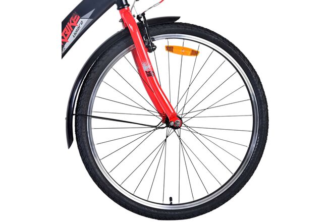 Volare Thombike Kinderfahrrad – Jungen – 26 Zoll – Schwarz Rot