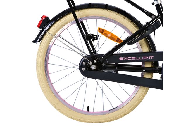 Volare Excellent Kinderfiets - Meisjes - 20 inch - Zwart