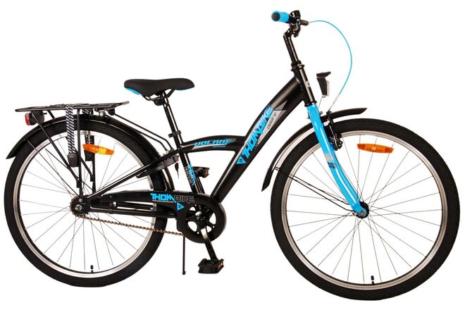 Volare Thombike Kinderfahrrad – Jungen – 24 Zoll – Schwarz Blau