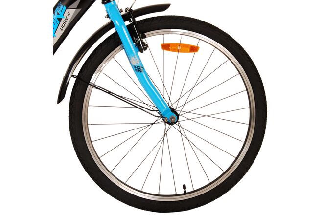 Volare Thombike Kinderfahrrad – Jungen – 24 Zoll – Schwarz Blau