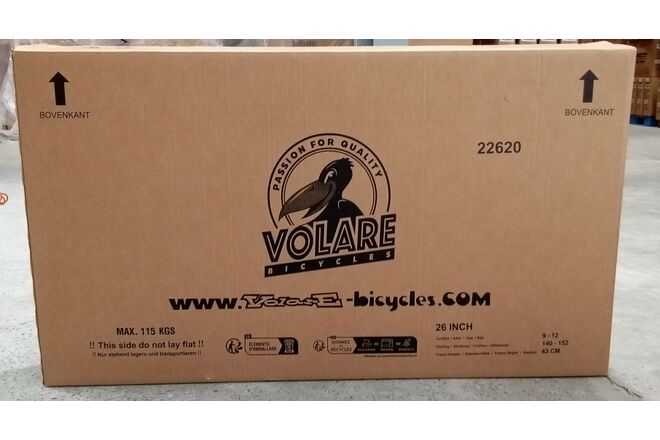 Volare Thombike Kinderfahrrad – Jungen – 26 Zoll – Schwarz Blau – 3 Gänge