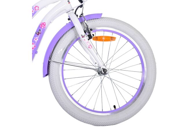 Volare Lovely Kinderfiets - Meisjes - 20 inch - Paars - 6 versnellingen