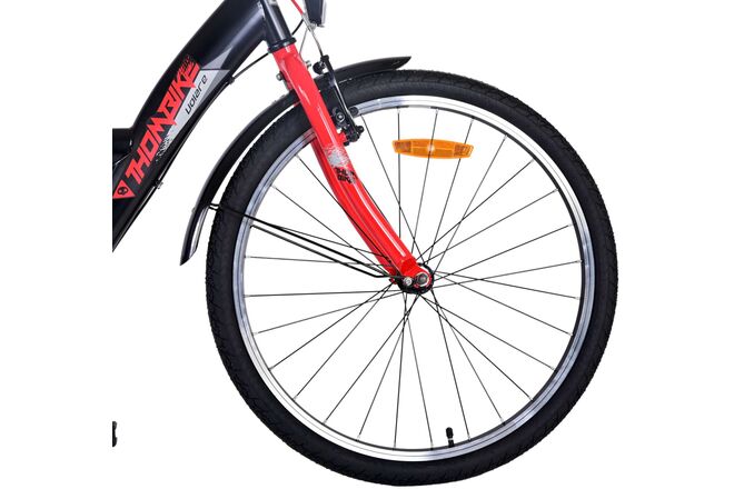 Volare Thombike børnecykel - drenge - 24 tommer - rød - 3 gear