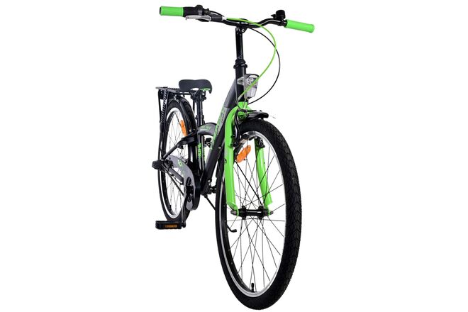 Volare Thombike Kinderfahrrad – Jungen – 24 Zoll – Grün Schwarz – 3 Gänge