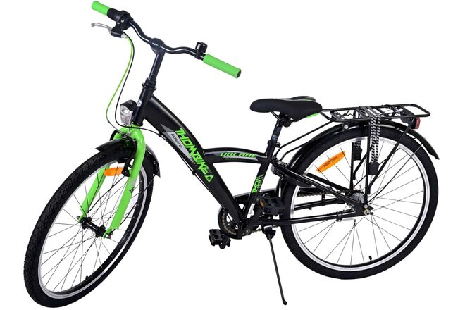 Volare Thombike Kinderfahrrad – Jungen – 24 Zoll – Grün Schwarz – 3 Gänge