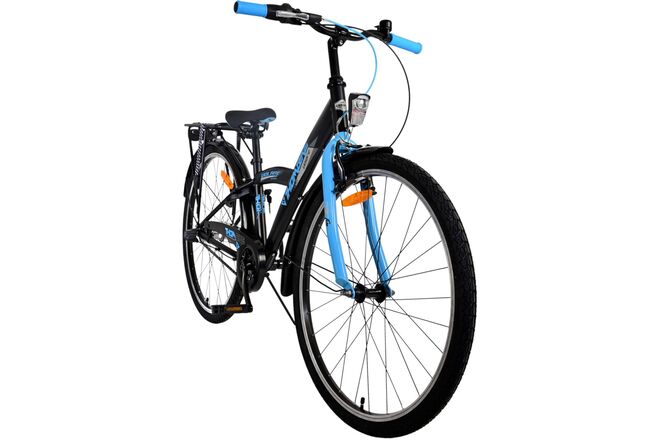 Volare Thombike Kinderfahrrad – Jungen – 26 Zoll – Schwarz Blau – 3 Gänge