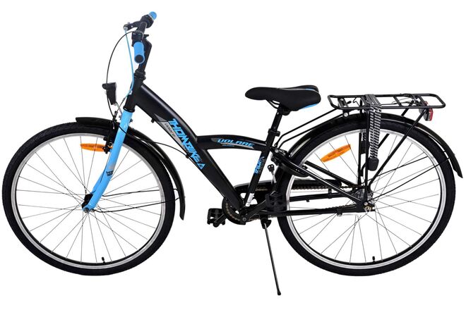 Volare Thombike Kinderfahrrad – Jungen – 26 Zoll – Schwarz Blau – 3 Gänge
