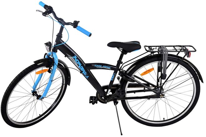 Volare Thombike Kinderfahrrad – Jungen – 26 Zoll – Schwarz Blau – 3 Gänge