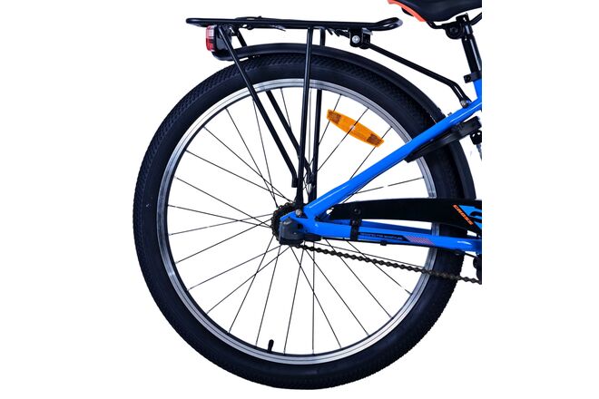 Volare Cross Kinderfiets - Jongens - 24 inch - Blauw - 3 versnellingen