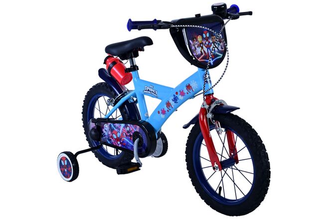 Spidey Kinderfiets - Jongens - 14 inch - Blauw