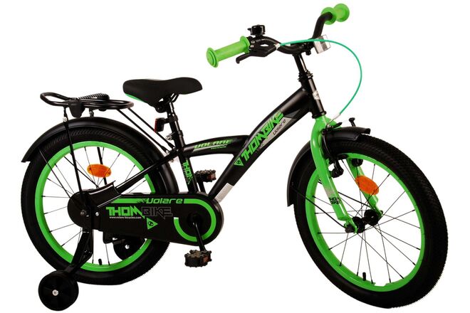 Volare Thombike Kinderfiets - Jongens - 18 inch - Zwart Groen