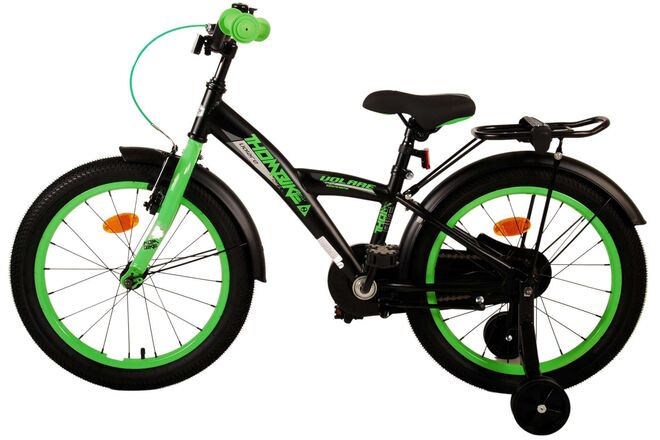 Volare Thombike Kinderfiets - Jongens - 18 inch - Zwart Groen