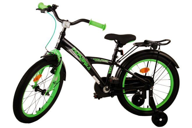 Volare Thombike Kinderfiets - Jongens - 18 inch - Zwart Groen