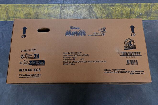 Disney Minnie Kinderfahrrad – Mädchen – 16 Zoll – Rosa – Zwei Handbremsen