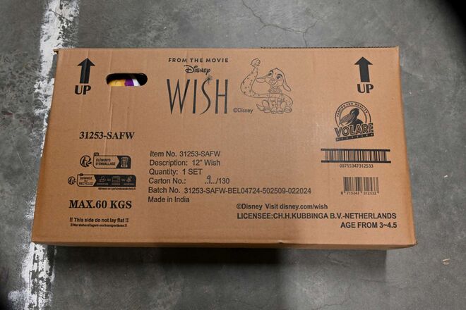 Disney Wish Kinderfiets - Meisjes - 12 inch - Paars - Twee Handremmen