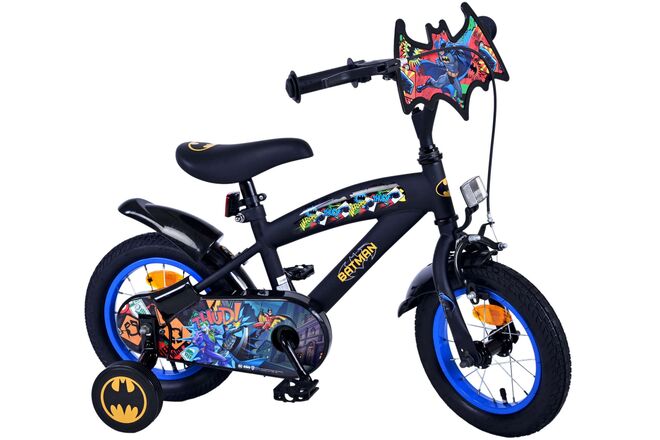 Batman Kids Bike - Boys - 12 inch - Black