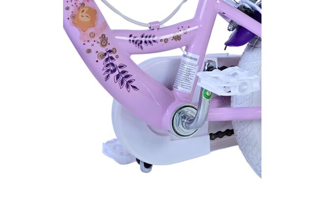 Disney Wish Kinderfiets - Meisjes - 12 inch - Paars - Twee Handremmen