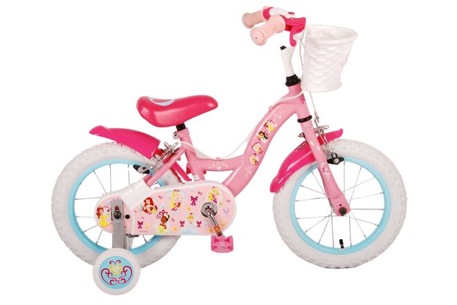 Disney Princess Børnecykel - Piger - 14 tommer - Lyserød
