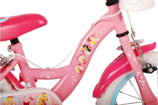 Disney Princess Børnecykel - Piger - 14 tommer - Lyserød