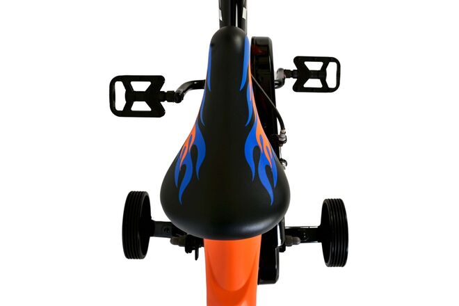 Hot Wheels Kinderfiets - Jongens - 14 inch - Zwart Oranje Blauw
