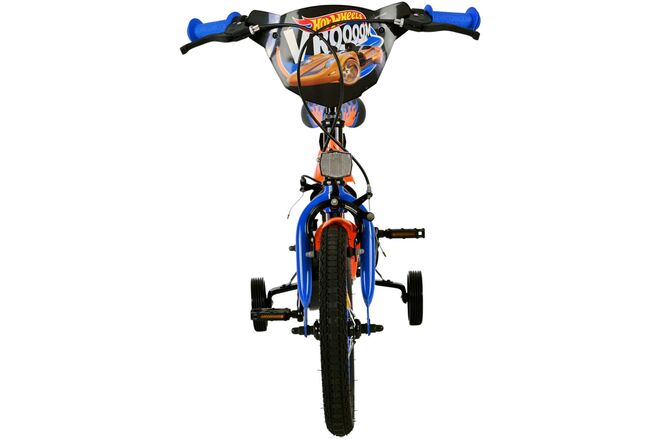 Hot Wheels Kinderfiets - Jongens - 14 inch - Zwart Oranje Blauw