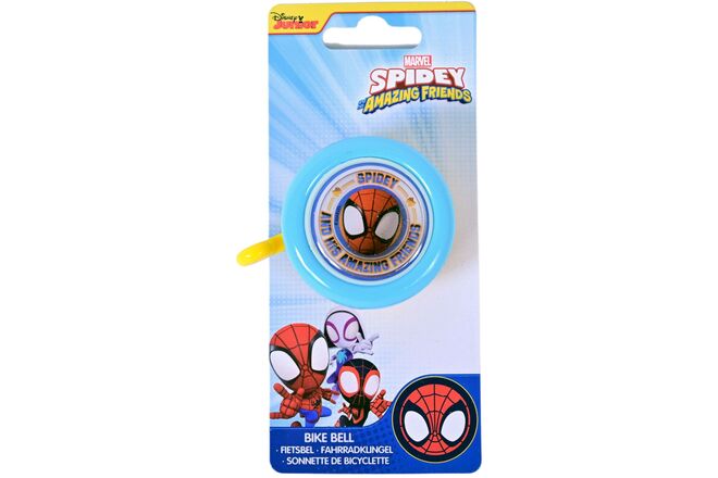 Dzwonek Rowerowy Spidey i jego Niesamowici Przyjaciele - Chłopcy - Niebieski Czerwony Żółty