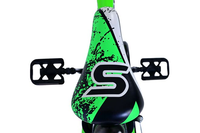 Volare Sportivo Kinderfahrrad – Jungen – 16 Zoll – Grün Schwarz – Zwei Handbremsen