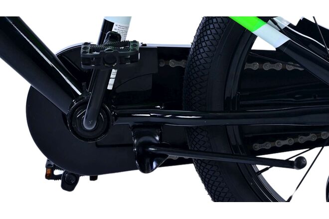 Volare Sportivo Kinderfahrrad – Jungen – 16 Zoll – Grün Schwarz – Zwei Handbremsen