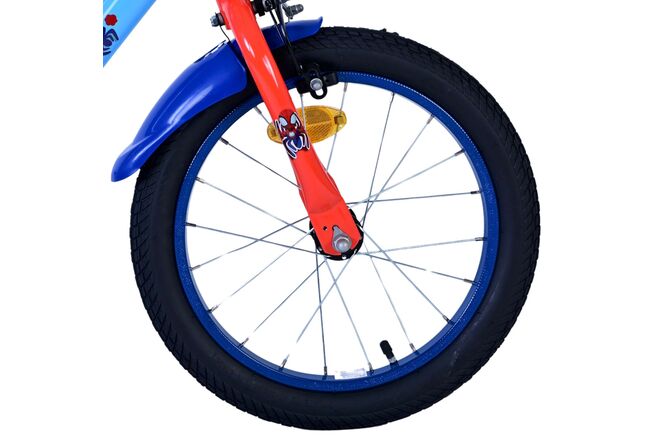 Spidey Kinderfahrrad – Jungen – 16 Zoll – Blau – Zwei Handbremsen