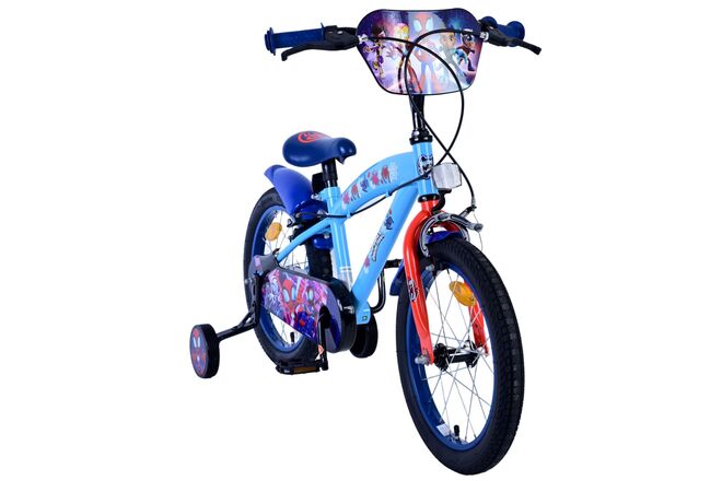 Spidey Kinderfahrrad – Jungen – 16 Zoll – Blau – Zwei Handbremsen