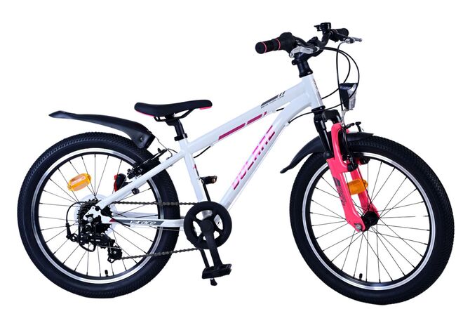 Volare XC Race Kinderfiets - 20 inch - 7 speed - Wit Roze