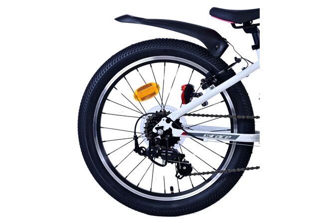 Volare XC Race Kinderfiets - 20 inch - 7 speed - Wit Roze