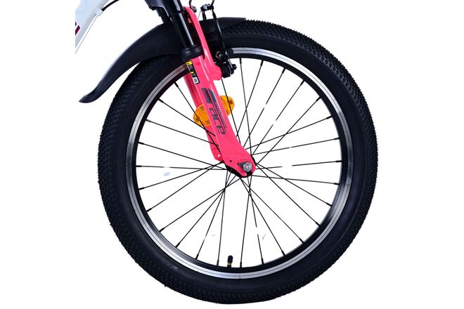 Volare XC Race Kinderfiets - 20 inch - 7 speed - Wit Roze