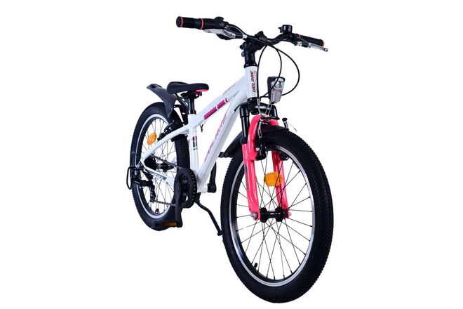 Volare XC Race Kinderfiets - 20 inch - 7 speed - Wit Roze