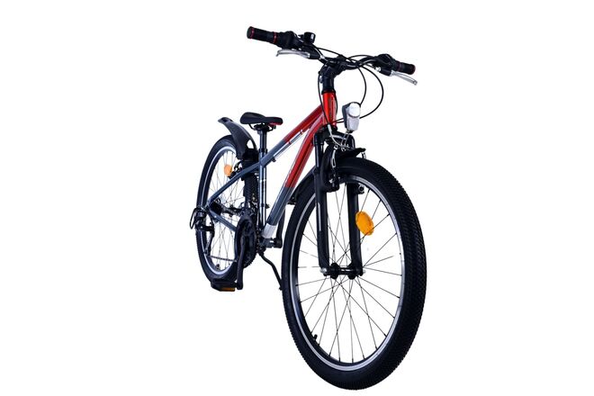 Volare XC Race Kinderfahrrad - 24 Zoll - 21 Gang - Rot/Grau