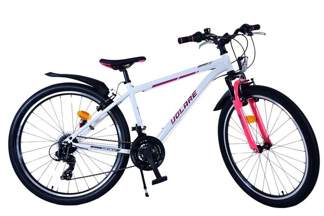 Volare XC Race Kinderfiets - 26 inch - 21 speed - Wit Roze