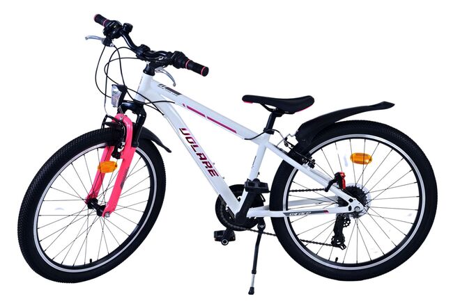 Volare XC Race Kinderfahrrad - 24 Zoll - 21 Gang - Weiß Pink