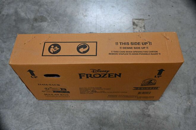 Rower dziecięcy Disney Frozen 2 - dziewczęcy - 14 cali - niebieski/fioletowy