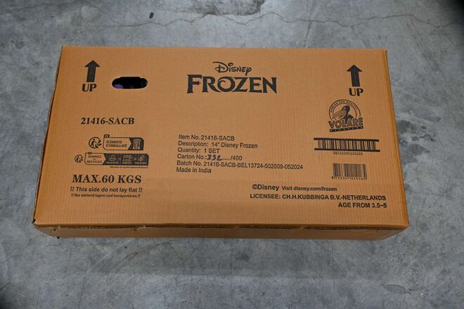 Rower dziecięcy Disney Frozen 2 - dziewczęcy - 14 cali - niebieski/fioletowy