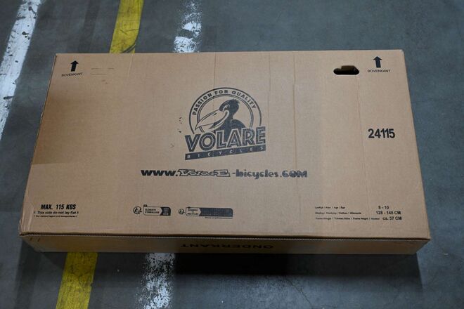 Volare Sportivo Kinderfahrrad – Jungen – 24 Zoll – Schwarz Grün – Zwei Handbremsen