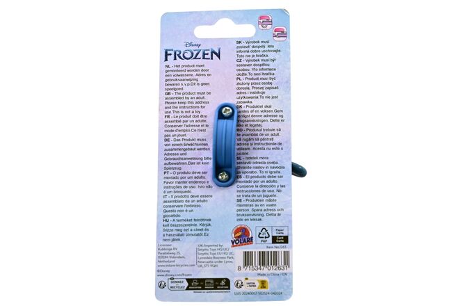 Disney Frozen 2 Fahrradklingel – Mädchen – Blau Lila