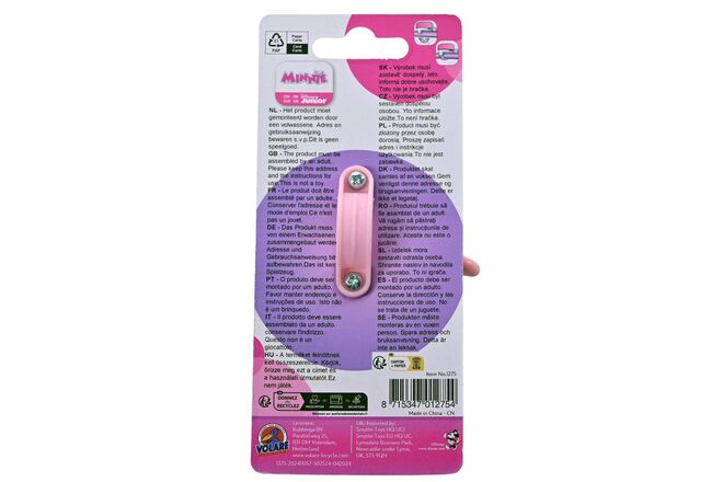 Disney Minnie Bow-Tique Fahrradklingel – Mädchen – Rosa