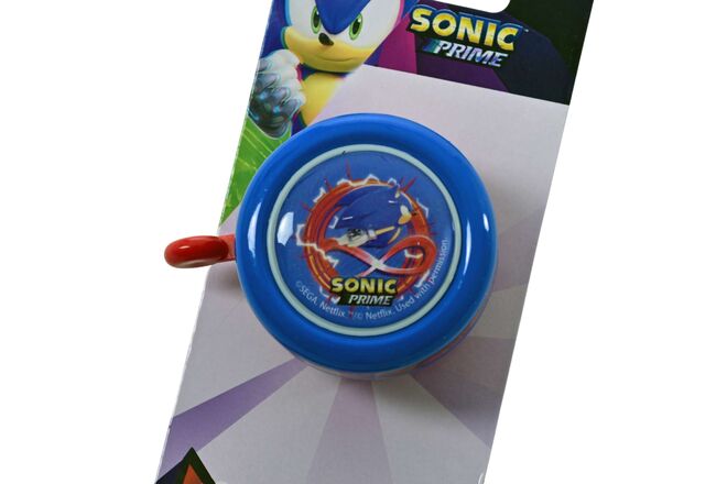 Sonic Prime Fahrradklingel – Jungen – Blau Rot