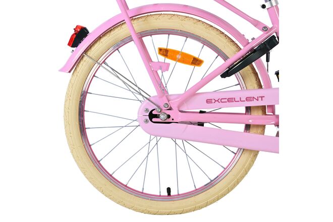 Volare Excellent Kinderfiets - Meisjes - 20 inch - Roze - 3 versnellingen