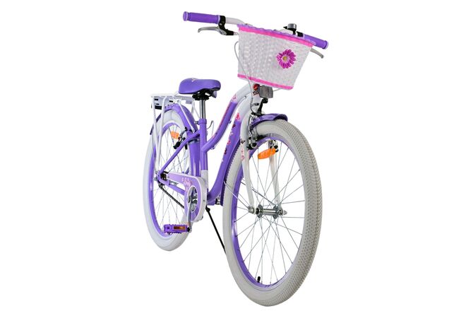 Volare Lovely Kinderfiets - Meisjes - 24 inch - Paars - Twee handremmen
