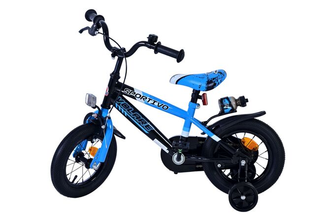 Volare Sportivo Children's Bicycle - Boys - 12 inch - Blue Black