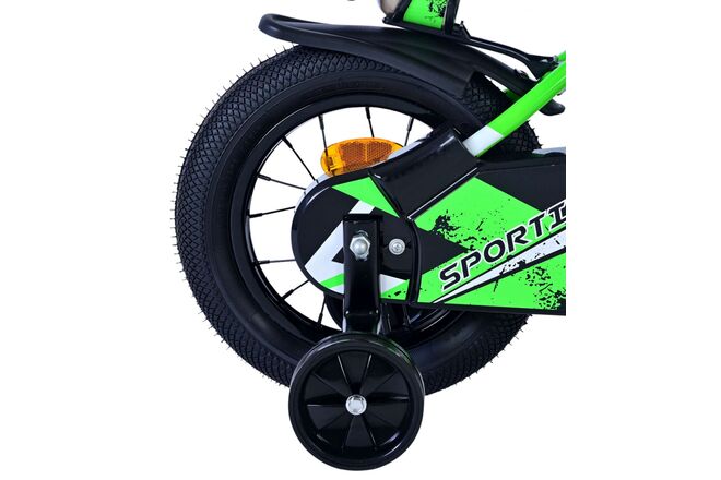 Volare Sportivo Children's Bicycle - Boys - 12 inch - Green Black