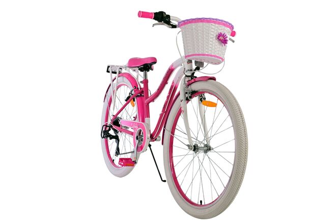 Volare Lovely Kinderfahrrad - Mädchen - 26 Zoll - Rosa - 7 Gang