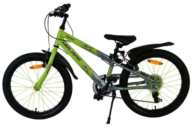 Volare Rocky Kinderfiets - 20 inch - 7 speed - Groen/Grijs