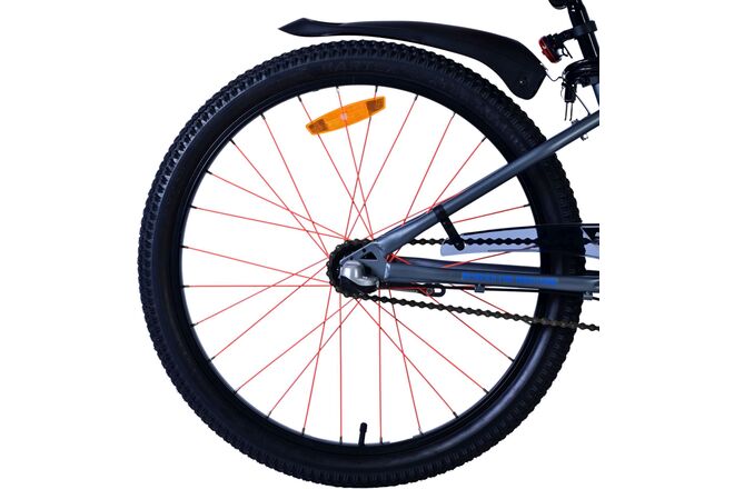 Volare Rocky Kinderfiets - 24 inch - Blauw - Shimano Nexus 3 versnellingen